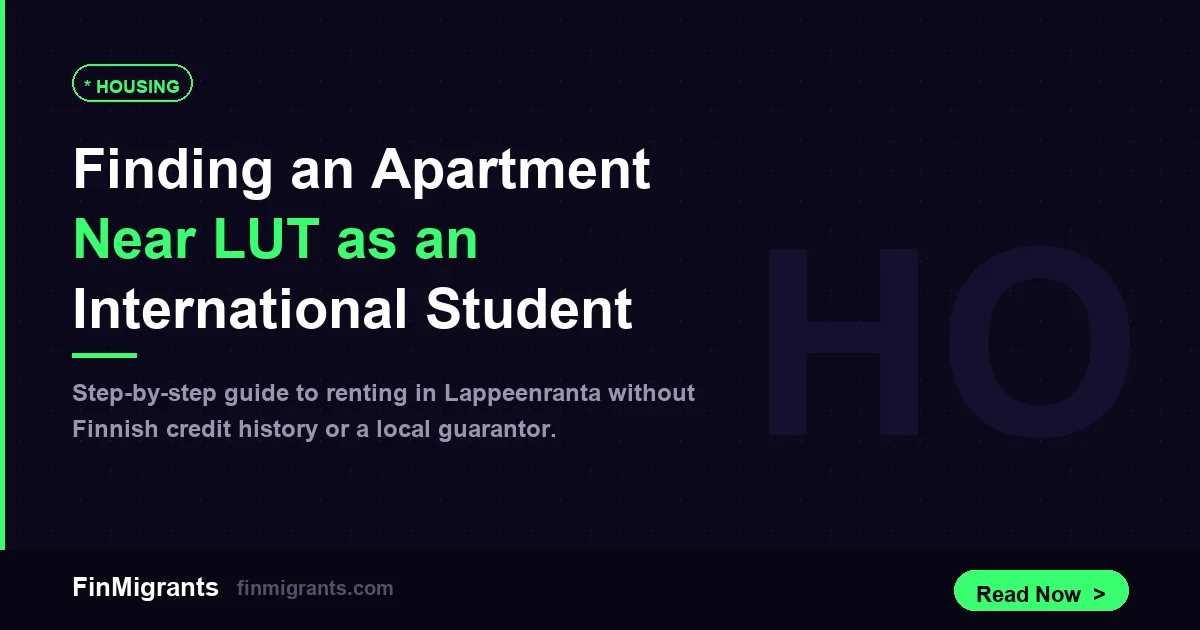 Finding an Apartment Near LUT as an International Student
